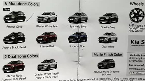 New Kia Sonet Facelift Coming With Diesel Manual Option