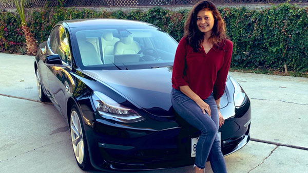 pooja batra tesla model 3