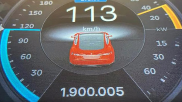 tesla with 19 lakh kms