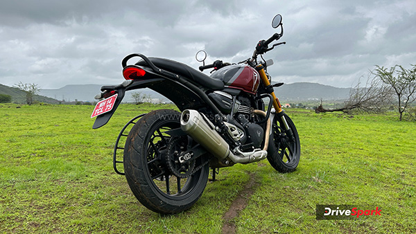 triumph speed 400 rear