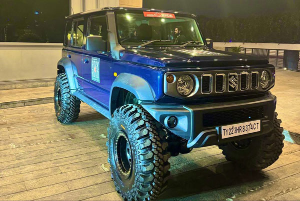 Maruti Suzuki Jimny Modified With Tremendous Wheels