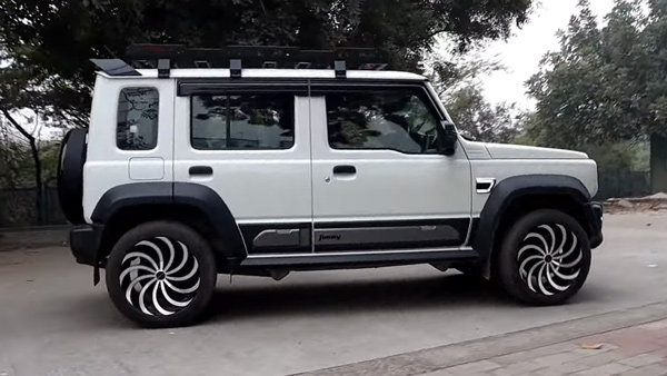 മോഡിഫിക്കേഷൻ്റെ മ്യാരക വേർഷൻ; ജിംനിയുടെ ലുക്ക് കണ്ടോ