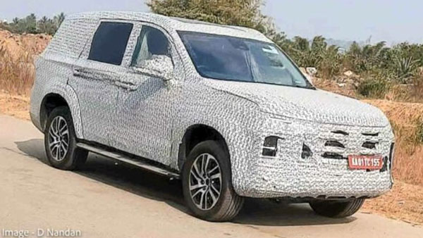 MG Gloster Facelift SUV Spied Again Ahead Of This Years Launch