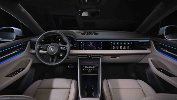 porsche macan turbo ev interior