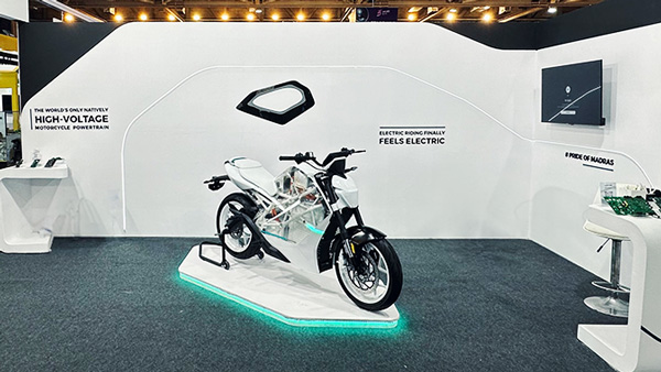 Raptee Energy Electric Motorcycle Showcased