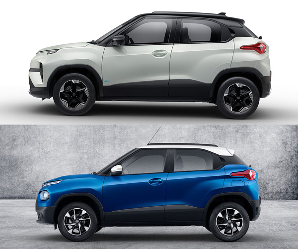 Tata Punch EV vs Punch Petrol Comparison