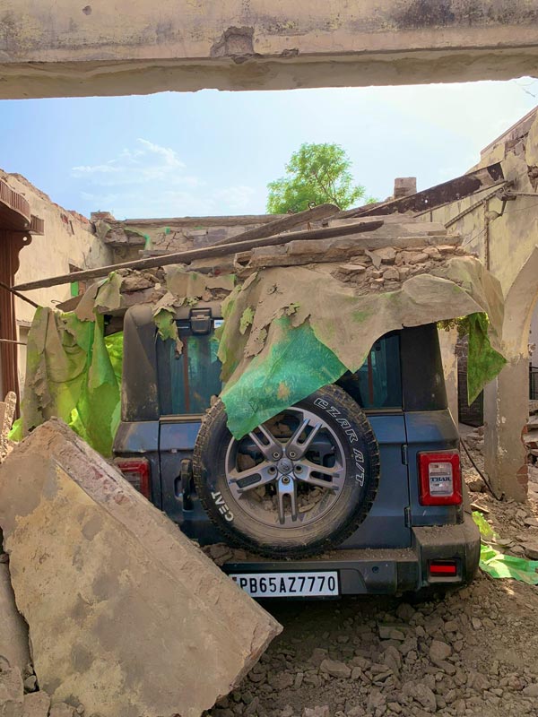 thar survives garage roof collapse