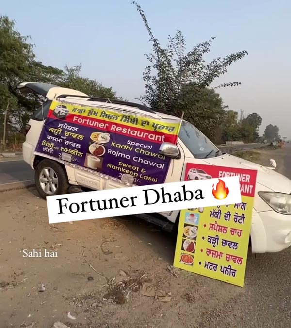 toyota fortuner dhaba on wheels toyota fortuner dhaba on wheels
