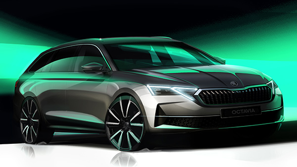 Skoda Octavia Facelift Sedan To Unveil On 2024 February 14