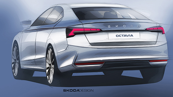Skoda Octavia Facelift Sedan To Unveil On 2024 February 14