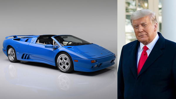 Donald Trump Expensive Lamnborghini Diablo For Auction 9.14 Crore Donald Trump Expensive Lamnborghini Diablo For Auction 9.14 Crore
