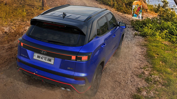 hyundai creta n line rear profile