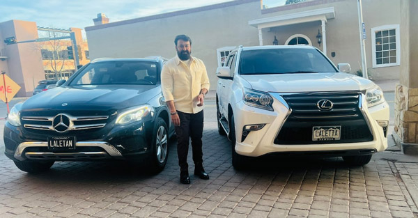 ലാലേട്ടൻ നമ്പർ പ്ലേറ്റുമായി ആരാധകൻ