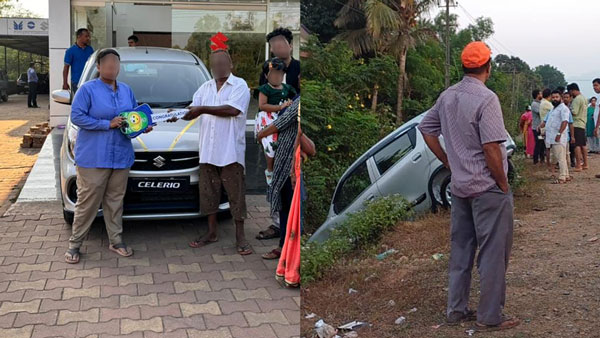 ഡെലിവറി എടുത്ത സെലേറിയോയ്ക്ക് സംഭവിച്ചത് കണ്ടോ ഡെലിവറി എടുത്ത സെലേറിയോയ്ക്ക് സംഭവിച്ചത് കണ്ടോ