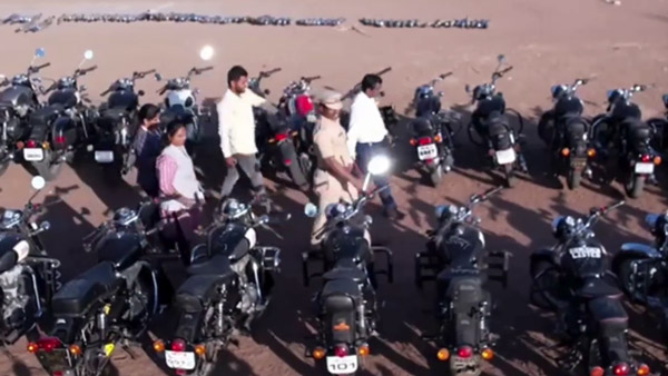 pune traffic police crushes 571 illegal silencers pune traffic police crushes 571 illegal silencers