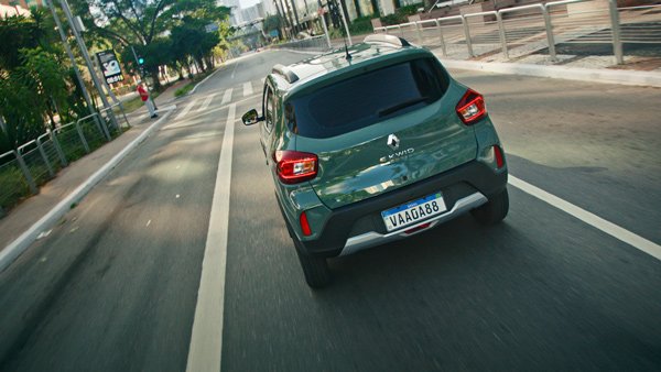 renault kwid ev rear