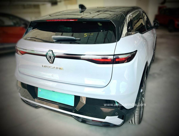 renault megane e-tech spied in india