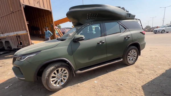 Toyota Fortuner Viral Video With Unusual Modification
