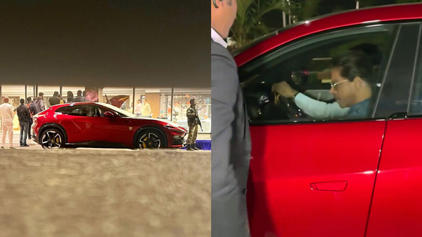 ambanis ferrari purosangue drop shah rukh khan ambanis ferrari purosangue drop shah rukh khan