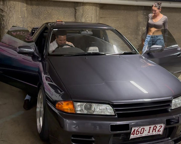 australian influencer gifts ex-bf car australian influencer gifts ex-bf car