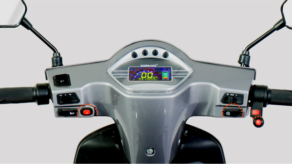 komaki flora electric scooter instrument cluster