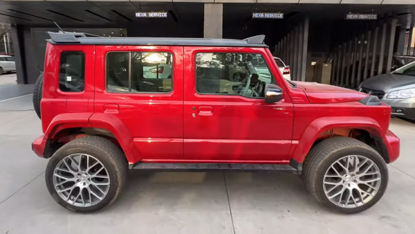 maruti jimny modified into mercedes g63 maruti jimny modified into mercedes g63
