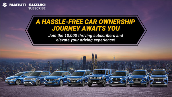 Maruti Suzuki Car Subscribe Programme Crossed 10 000 Customers