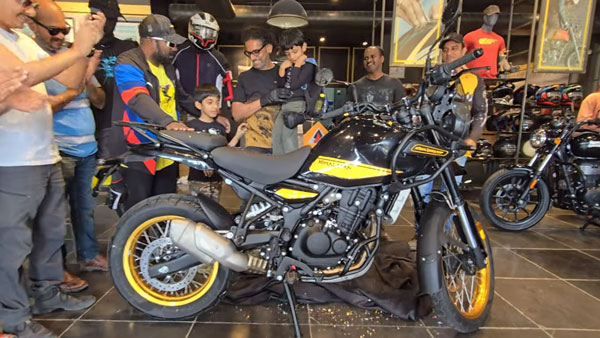 son gifts 64-year old dad enfield himalayan