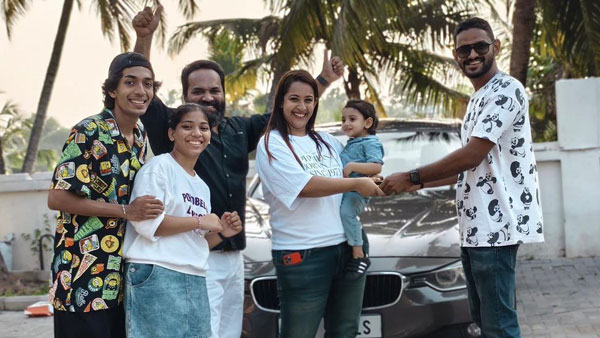 Youtuber And Dancer Sowbhagya Venkitesh Got BMW 3 Series Luxury Car As Birthday Gift