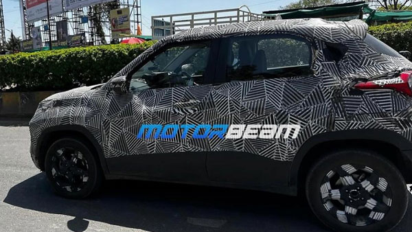 Tata Punch Facelift Spied