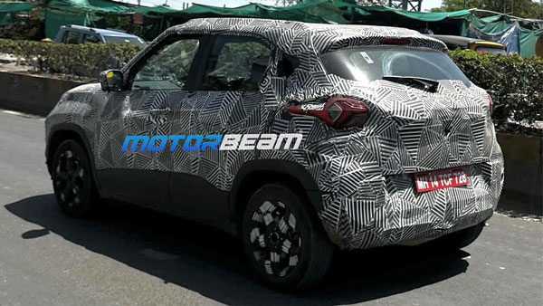 Tata Punch Facelift Spied