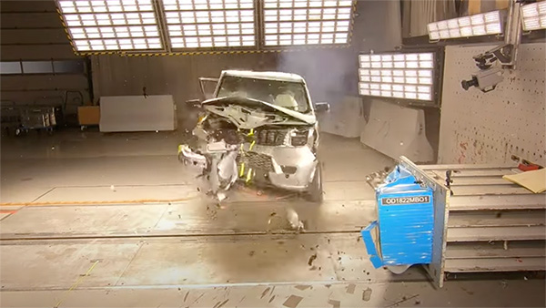 mahindra bolero neo crash test