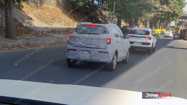 mahindra xuv300 facelift spy pics