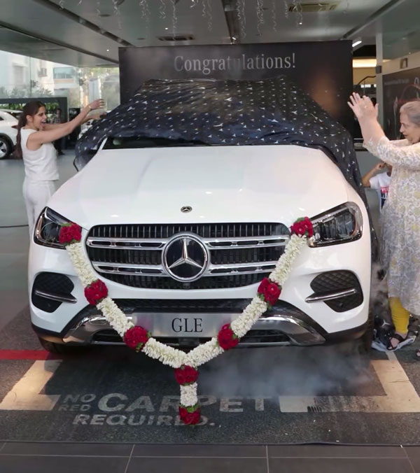 Bollywood Actress Sai Tamhankar Buys Mercedes Benz GLE