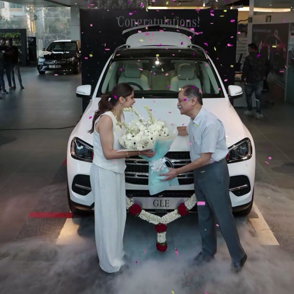Bollywood Actress Sai Tamhankar Buys Mercedes Benz GLE Luxury SUV