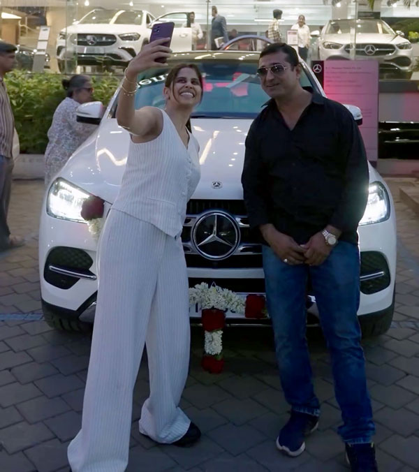 Bollywood Actress Sai Tamhankar Buys Mercedes Benz GLE Luxury SUV