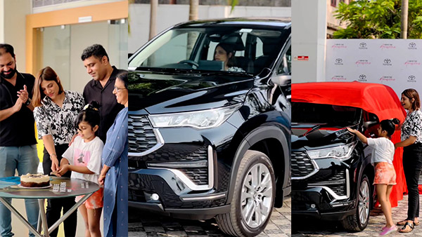 Actress Santhi Mayadevi Buys New Toyota Innova Hycross