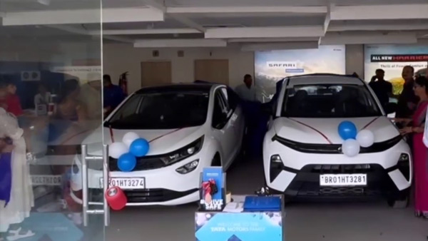Woman Surprises Her Father And Father-in-law With New Tata Altroz And Nexon As Gift