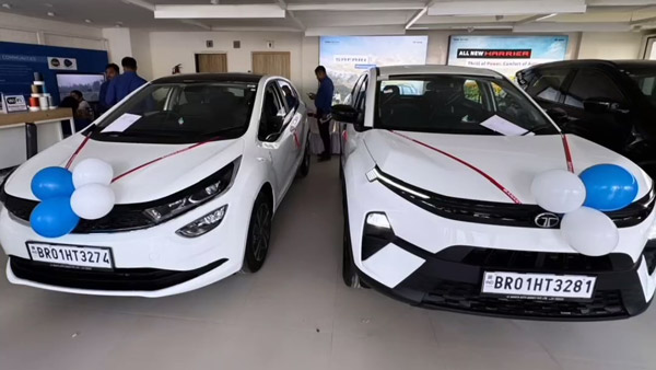 Woman Surprises Her Father And Father-in-law With New Tata Altroz And Nexon As Gift