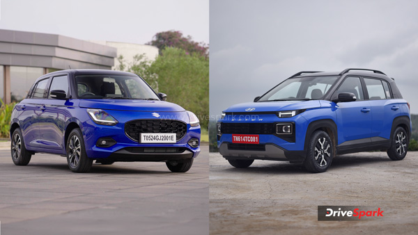 Maruti Suzuki Swift Vs Hyundai Exter Comparison
