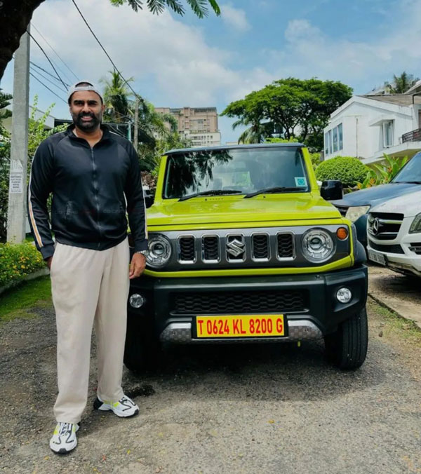 King Of Kotha Director Abhilash Joshiy Buys New Maruti Jimny SUV King Of Kotha Director Abhilash Joshiy Buys New Maruti Jimny SUV