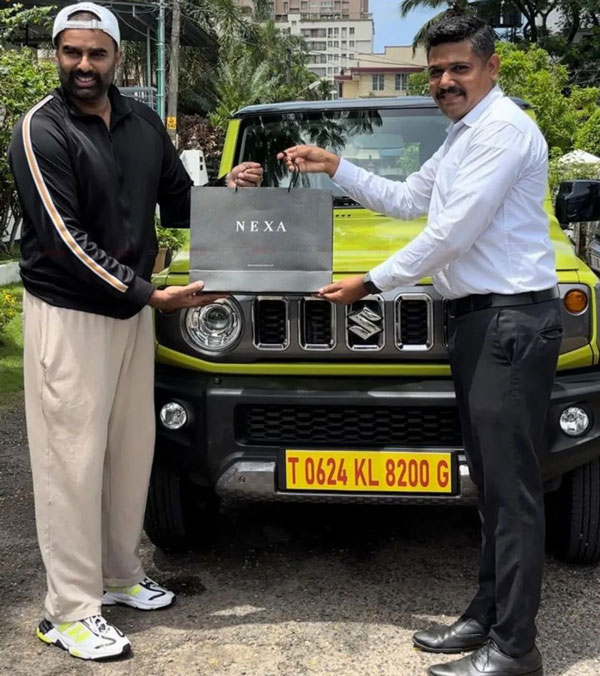 King Of Kotha Director Abhilash Joshiy Buys New Maruti Jimny SUV King Of Kotha Director Abhilash Joshiy Buys New Maruti Jimny SUV