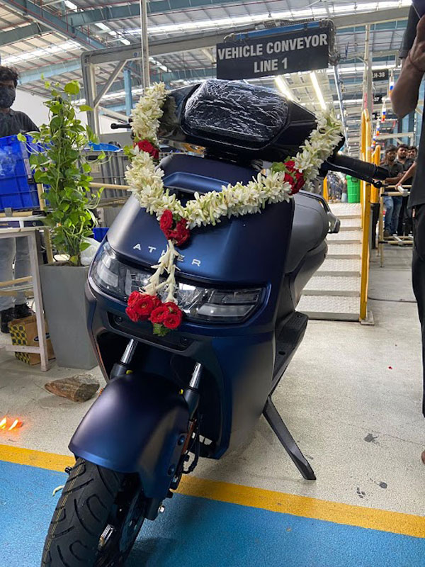 Ather Rizta Family Electric Scooter Production Started