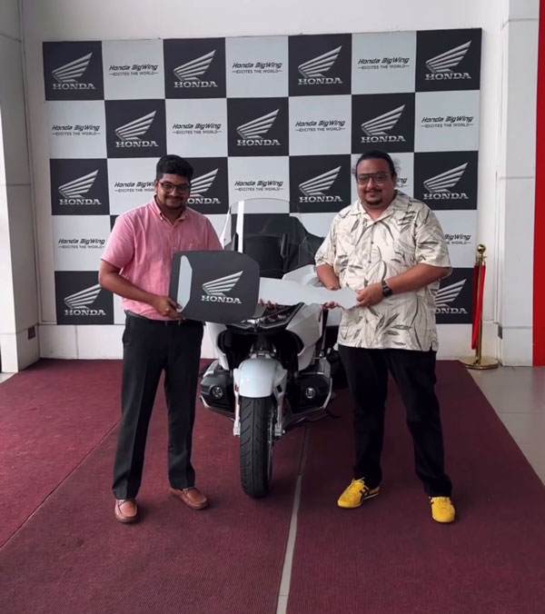 South India s First 2024 Honda Gold Wing Tour Luxury Bike Delivered In Kochi