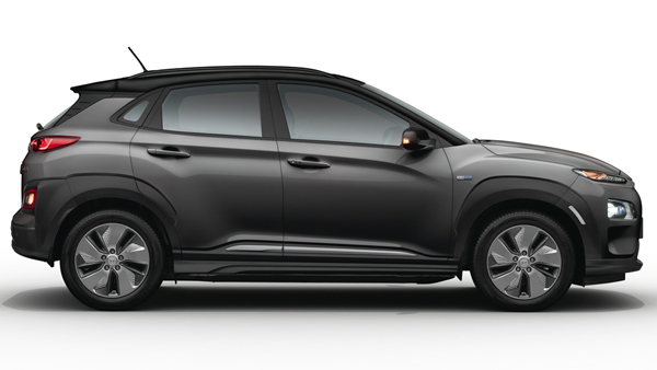 hyundai kona ev side