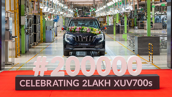 Mahindra XUV700 SUV Crossed 2 Lakh Production