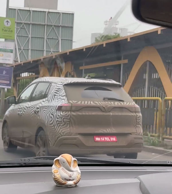 vinfast vf e34 spied in india