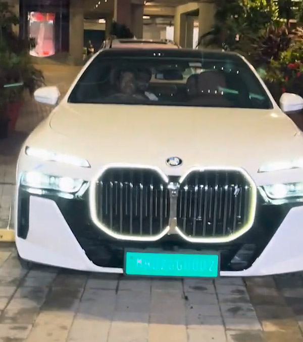 zaheer iqbal gifts sonakshi sinha bmw i7