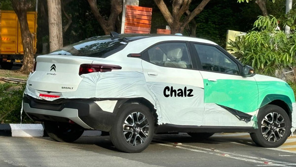 Tata Curvv Rival Citroen Basalt Coupe SUV Spied Ahead Of Launch