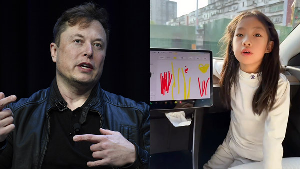 kid asks elon musk to fix teslas screen